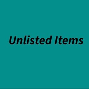 Unlisted Items Teal Graphic